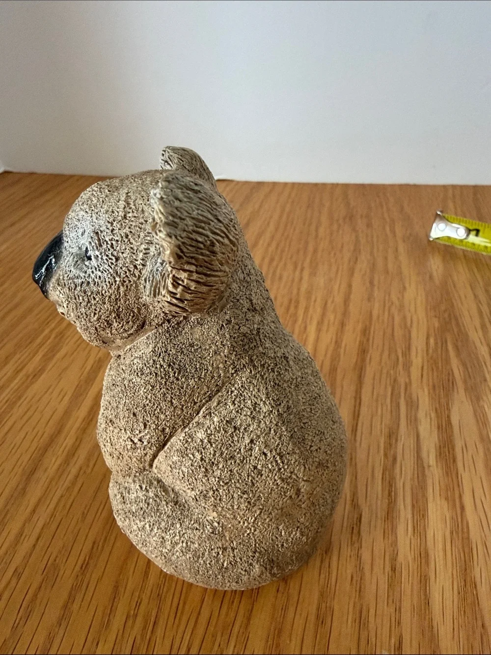 Koala Habitat Figurine - Light Gray Decorative Accent for Small Pets